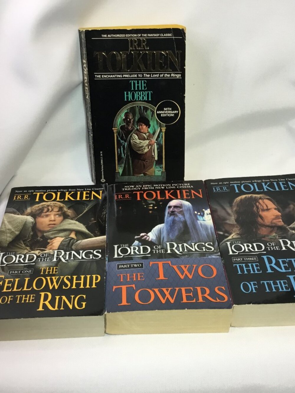 J.R.R. Tolkien The Lord Of The Rings Plus Add Hobbit Book Paperback Set